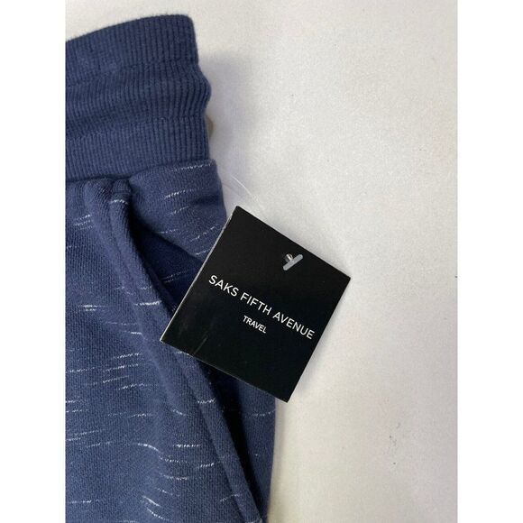 Saks Fifth Avenue Travel Collection Sweatpants Men XXL Blue NWT - Picture 2 of 6